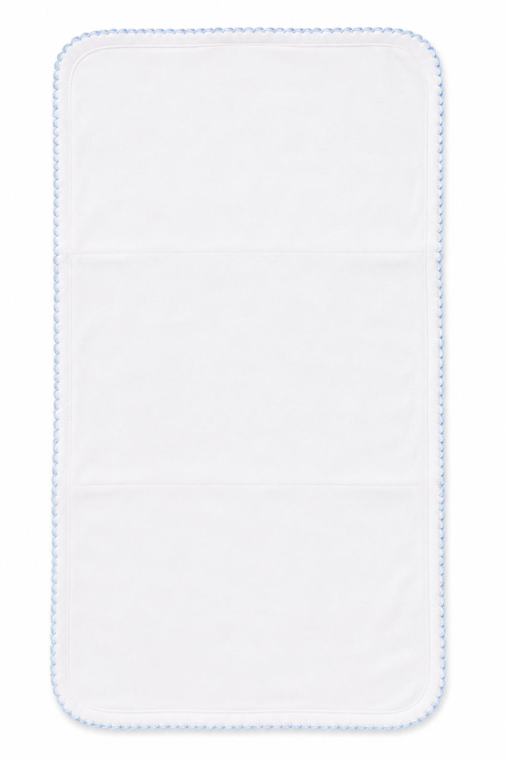 Essentials Blue Trim Burp Cloth