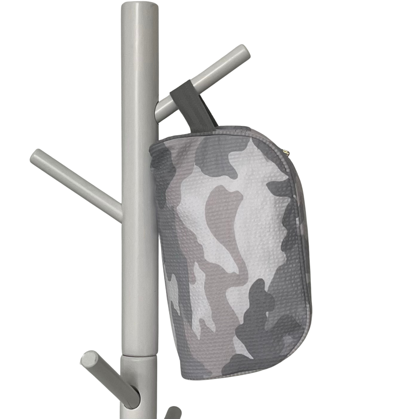 Snow Camo Seersucker Stowaway Bag