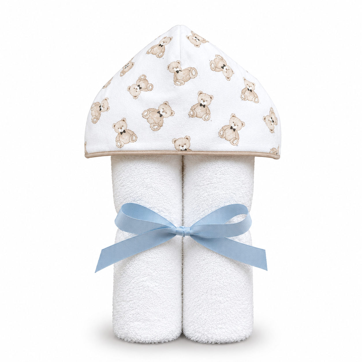 Bowtie Teddy Hooded Towel