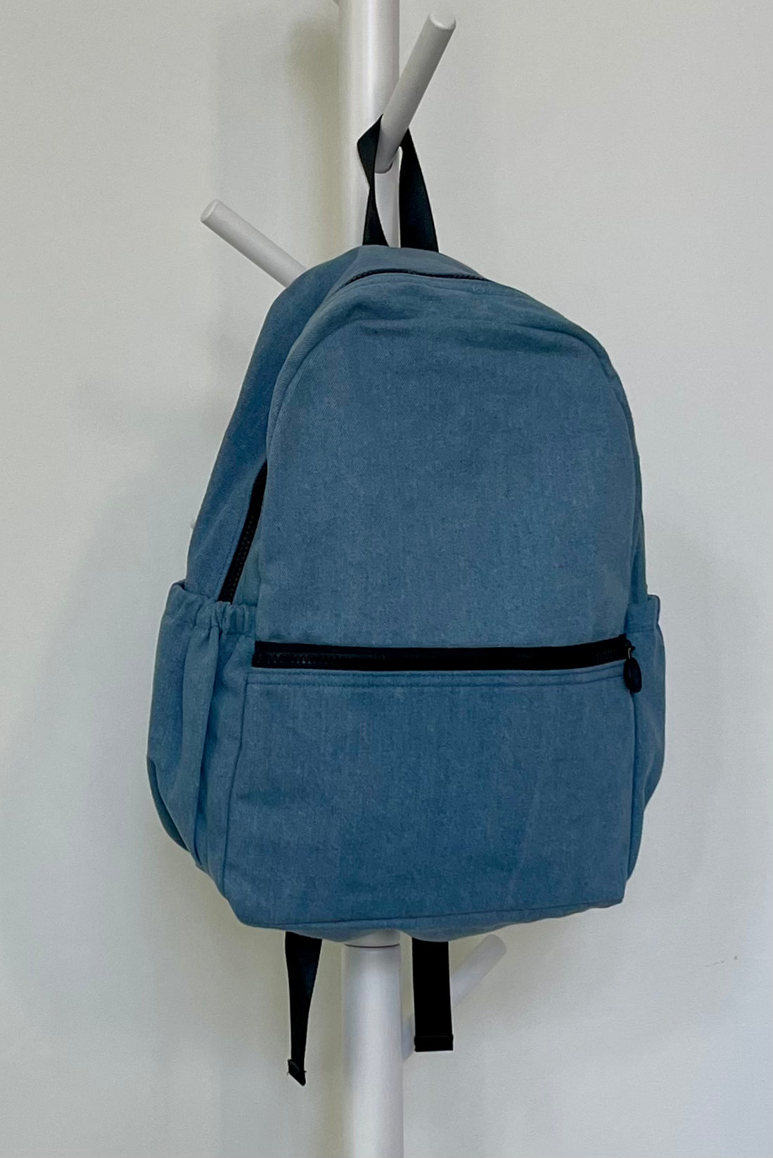 Demin Backpack W/ Pockets