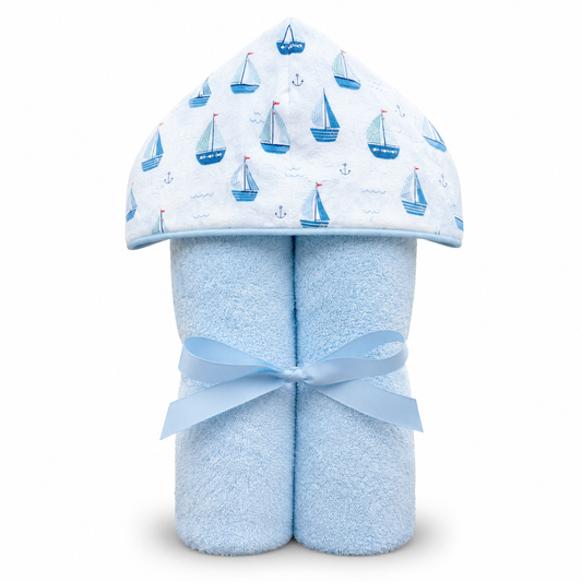 Sailboat Hooded Towel