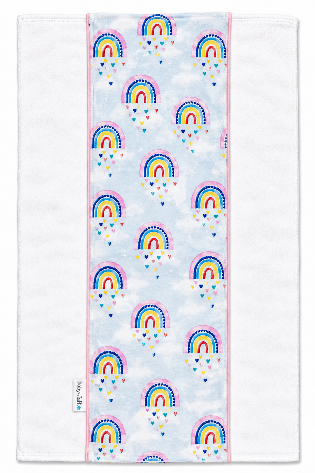Rainbow Burp Cloth
