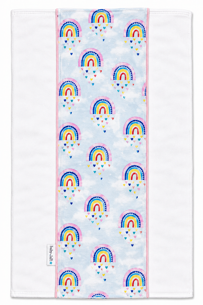 Rainbow Burp Cloth