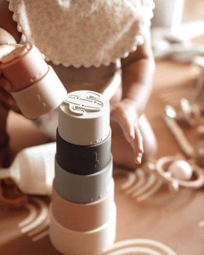 Soft Silicone Stacking Cups Toy