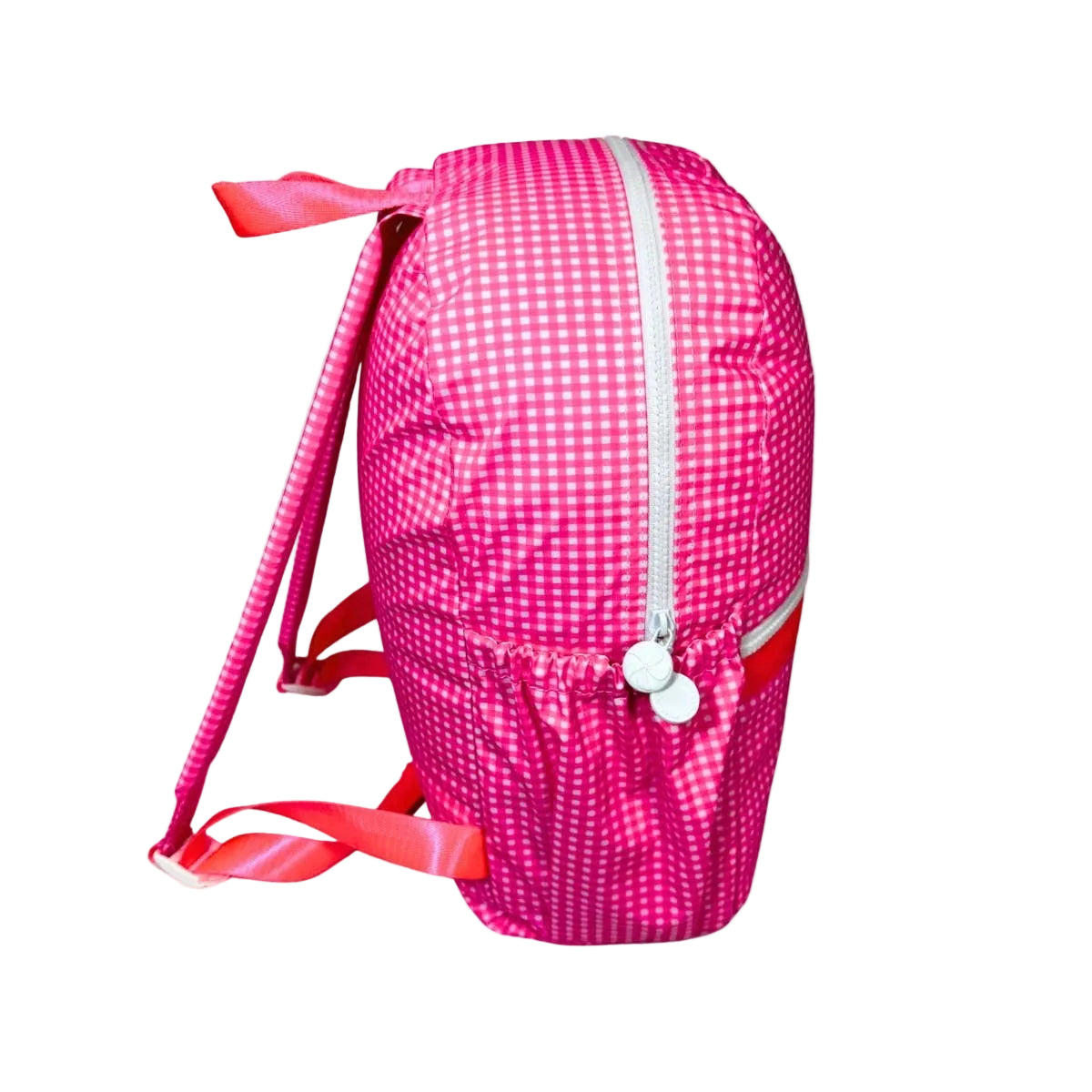Flamingo Glossy Backpack w/ Pockets