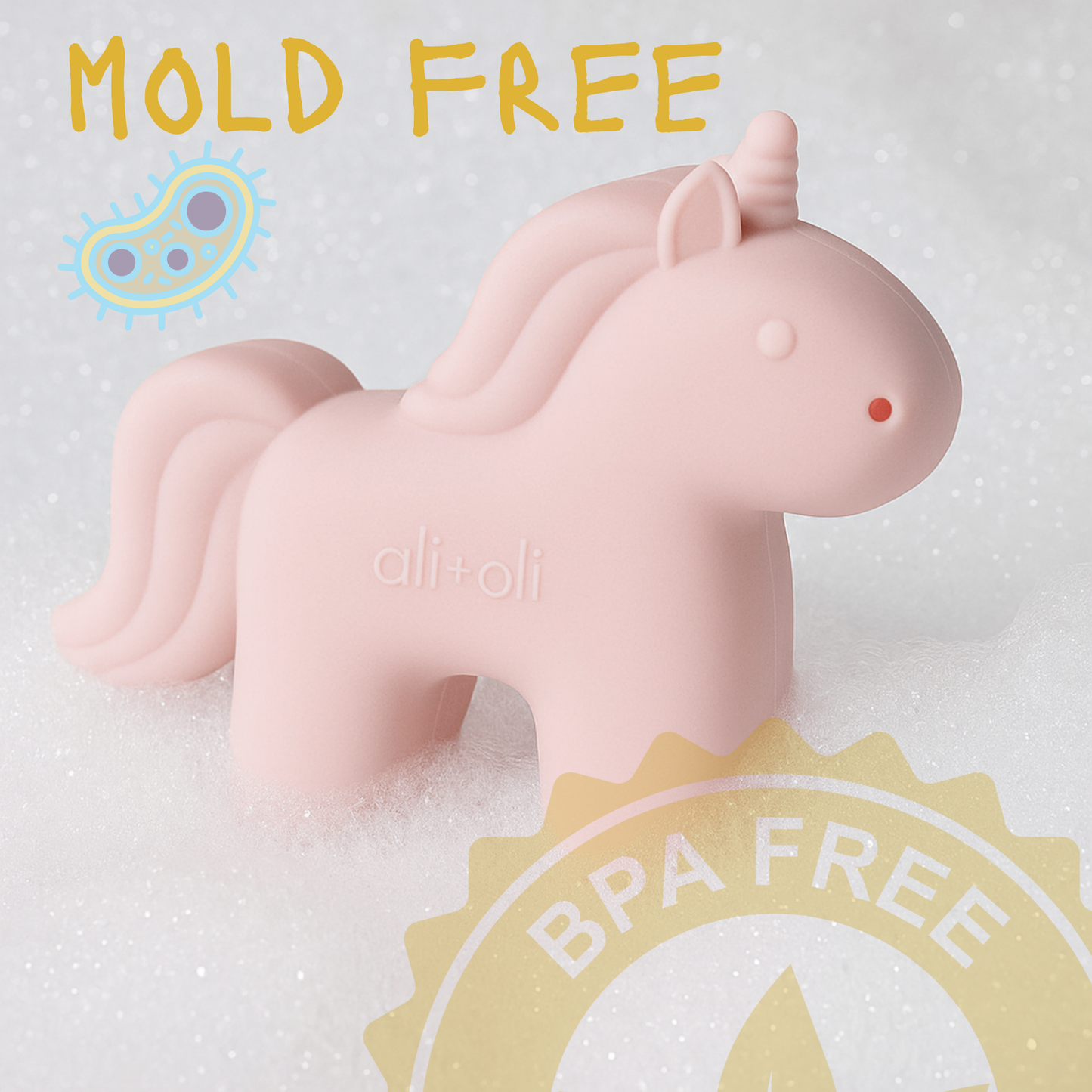 Ali+Oli Squirt Water Bath Toy Set - Easy Clean