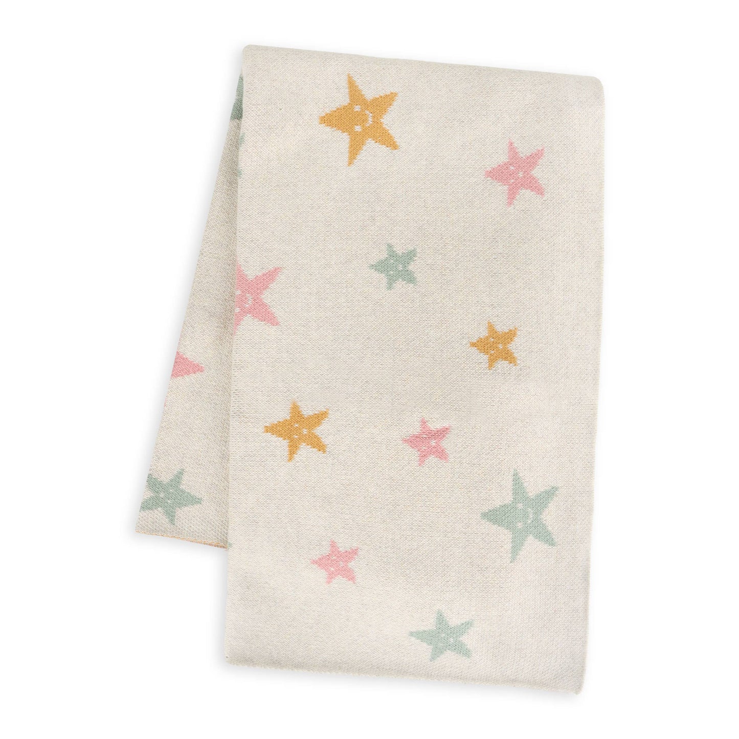 Stars Baby Knit Blanket & Lovey Gift Set