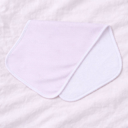 Pink Mini Stripes Burp Cloth