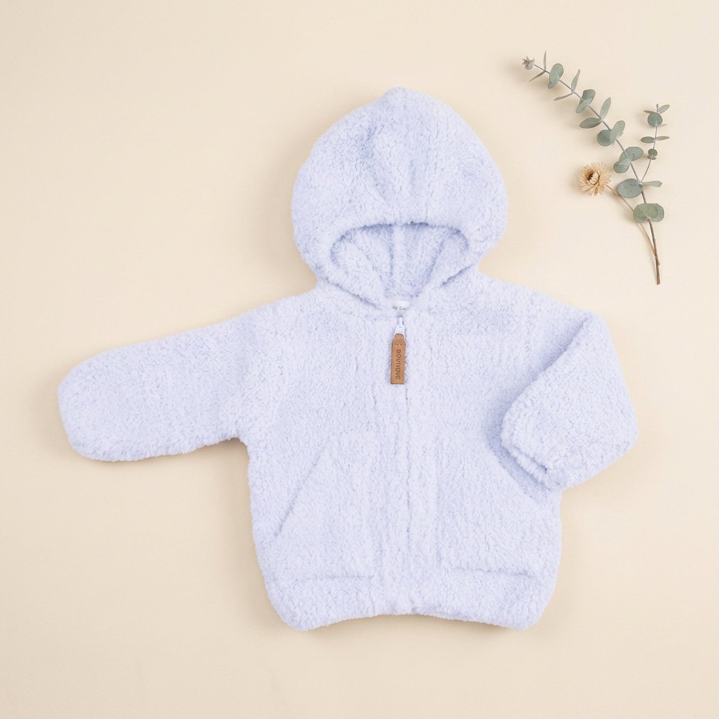 Light Blue Hooded Jacket