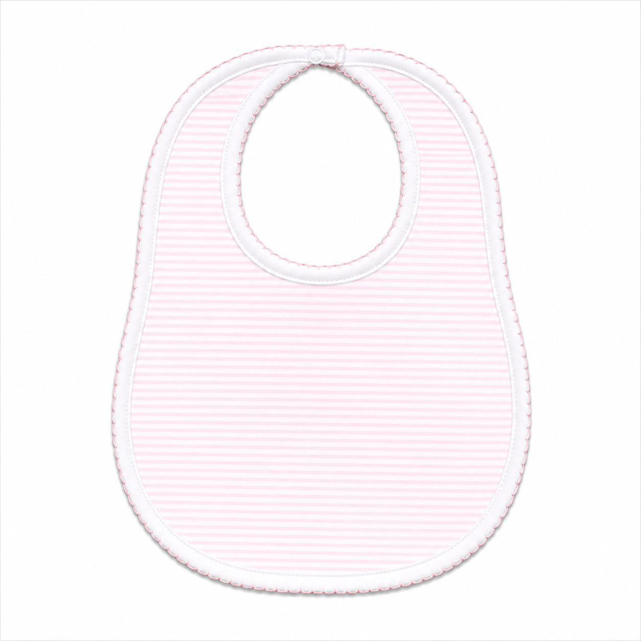 Pink Mini Stripes Bib