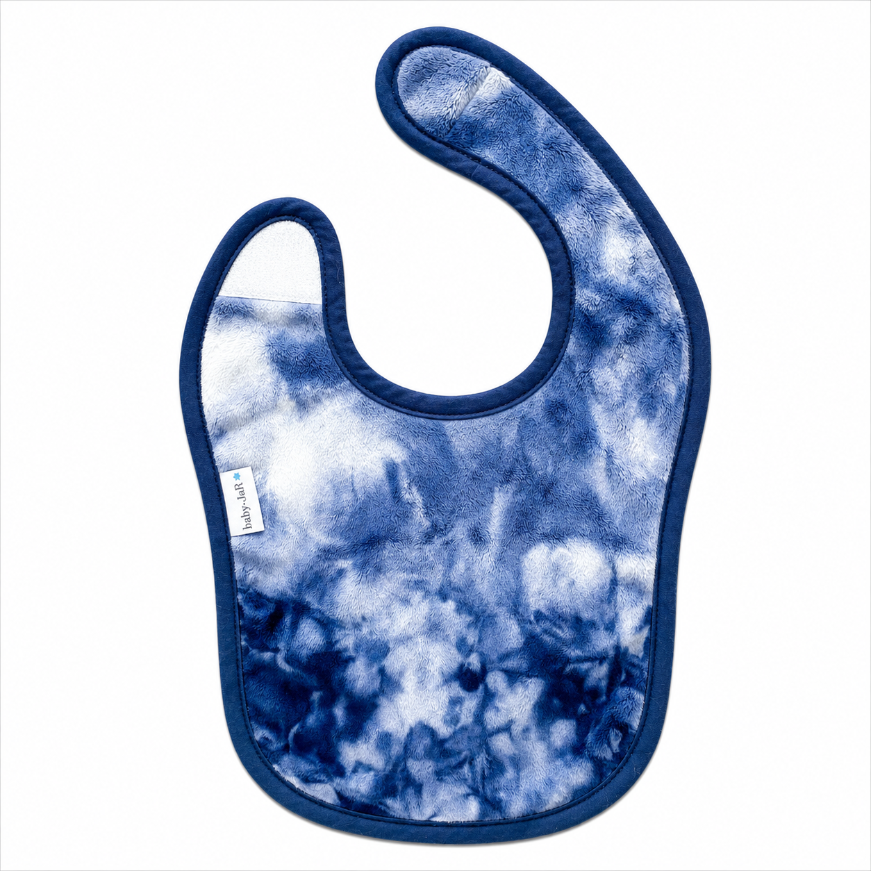 Navy Tie Dye Bib