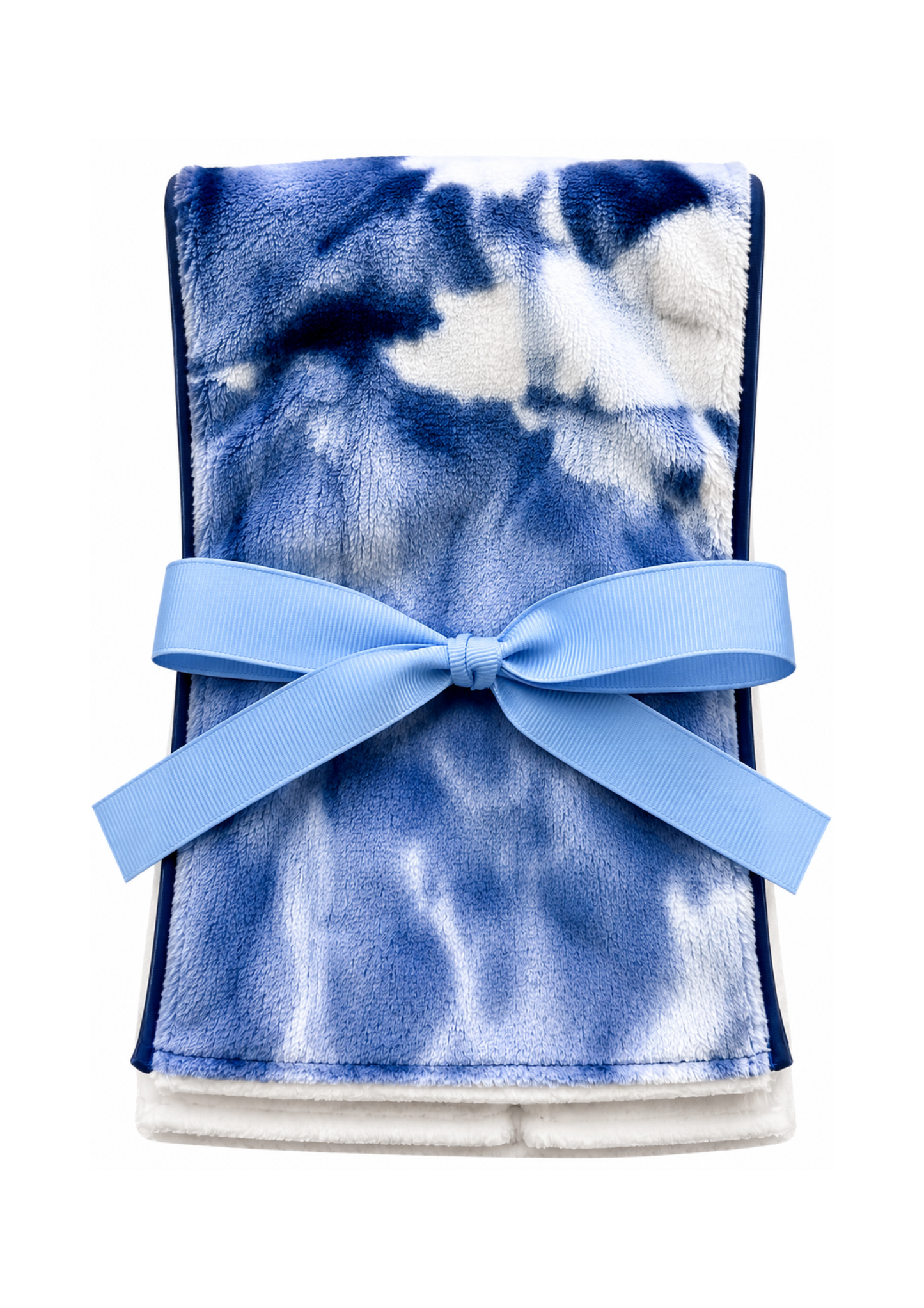 Navy Tie Dye Burp Cloth
