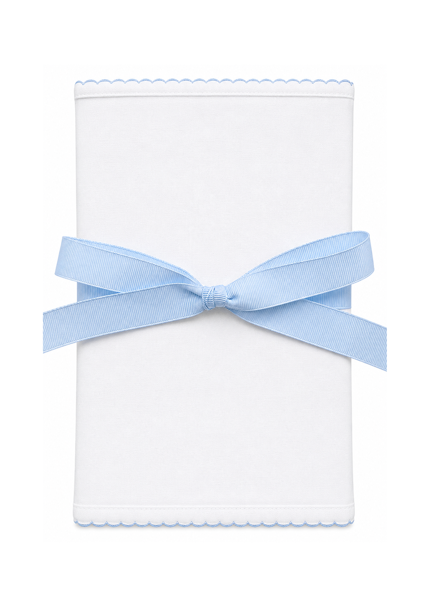 Essentials Blue Trim Burp Cloth