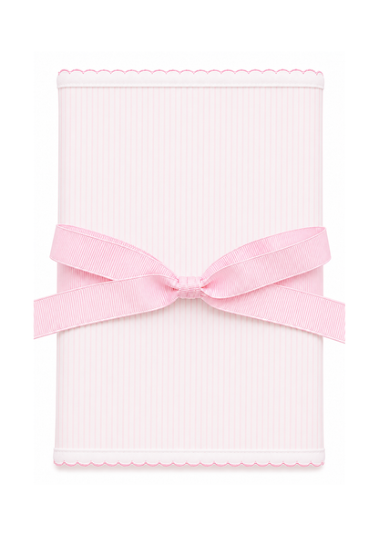 Pink Mini Stripes Burp Cloth