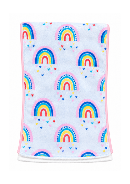 Rainbow Burp Cloth