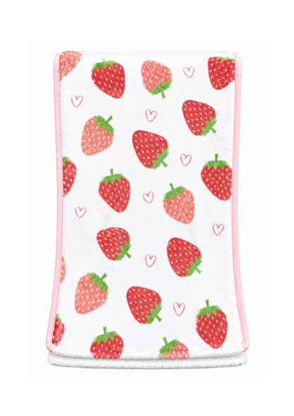 Strawberry Burp Cloth
