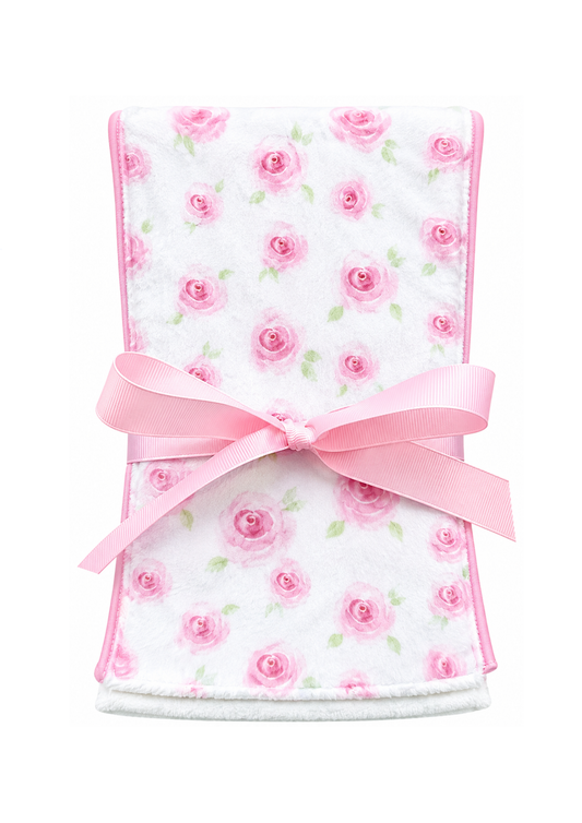Rosebud Burp Cloth