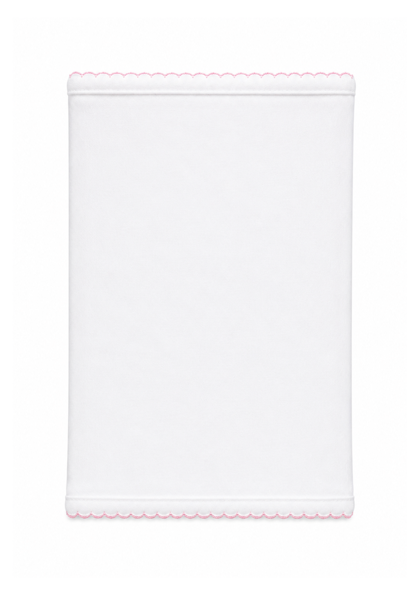 Essentials Pink Trim Burp Cloth