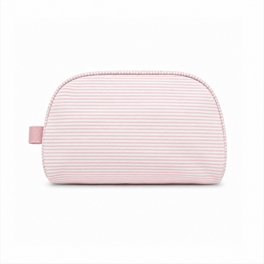 Pink Seersucker Stowaway Bag