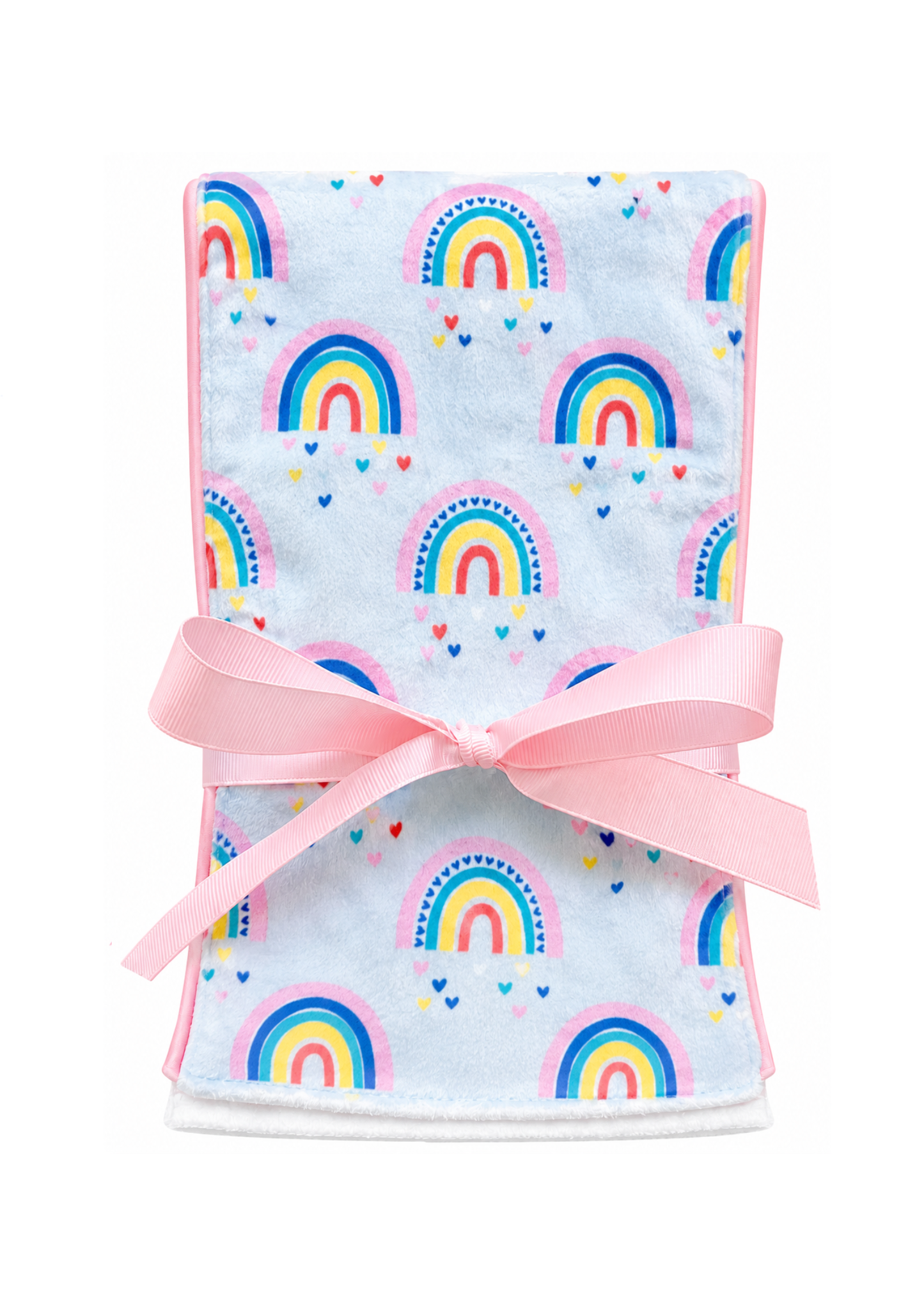 Rainbow Burp Cloth