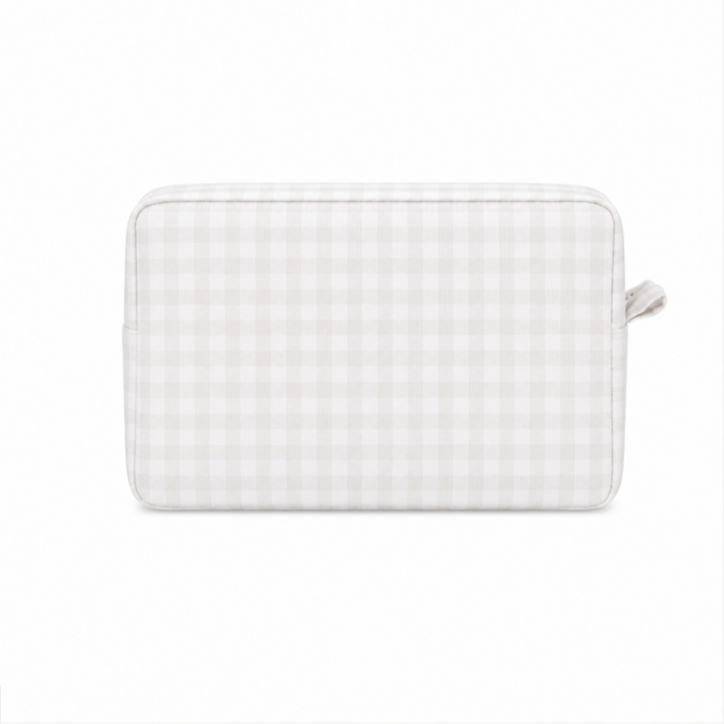 Khaki Gingham Everything Bag