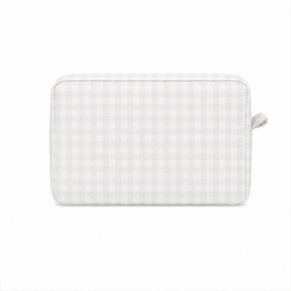 Khaki Gingham Everything Bag