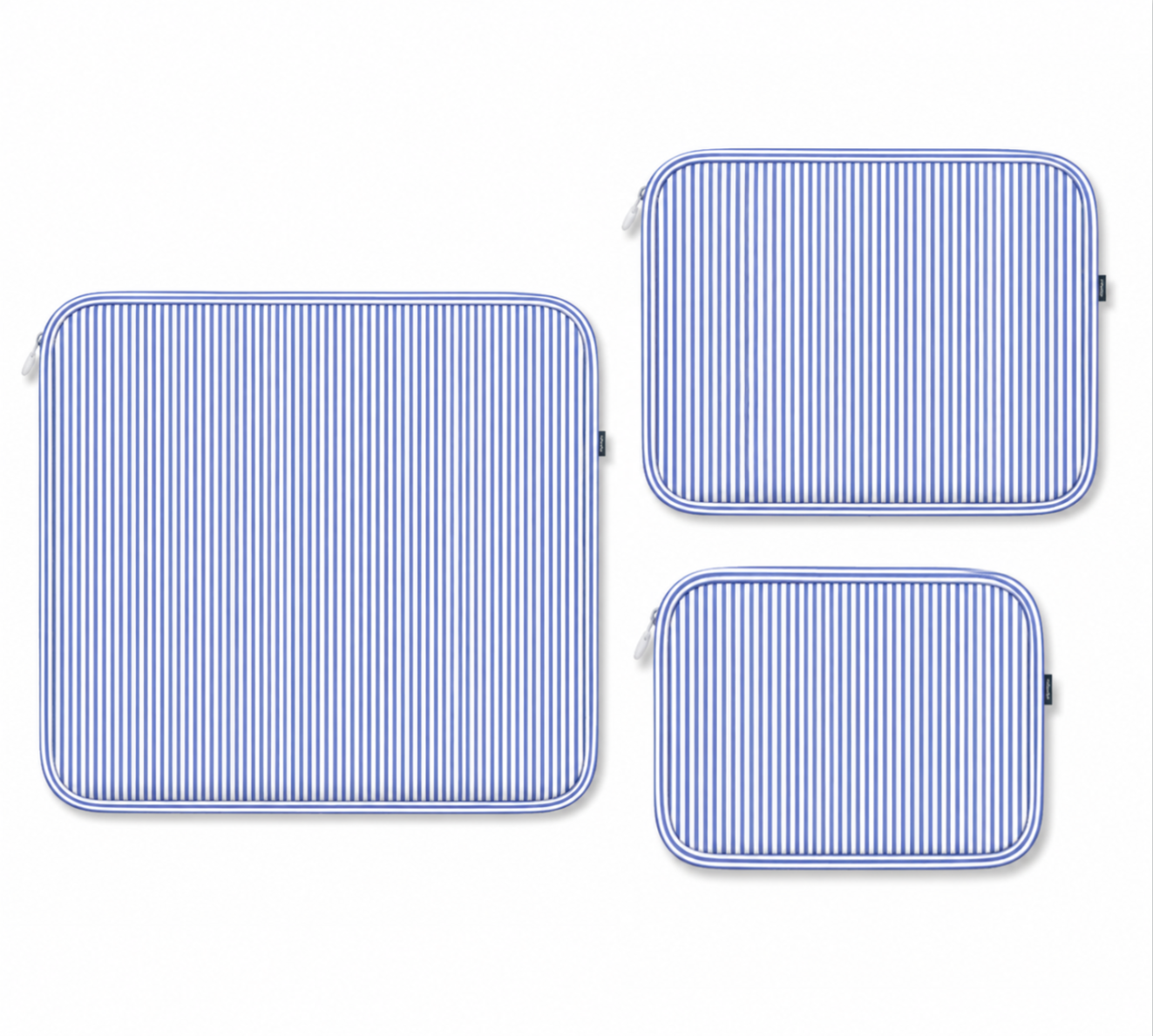 Navy Preppy Stripe Glossy Stacking Set