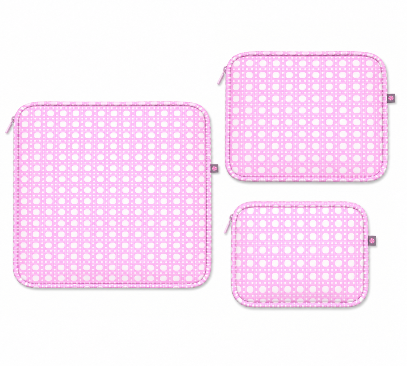 Pink Bungalow Glossy Stacking Set