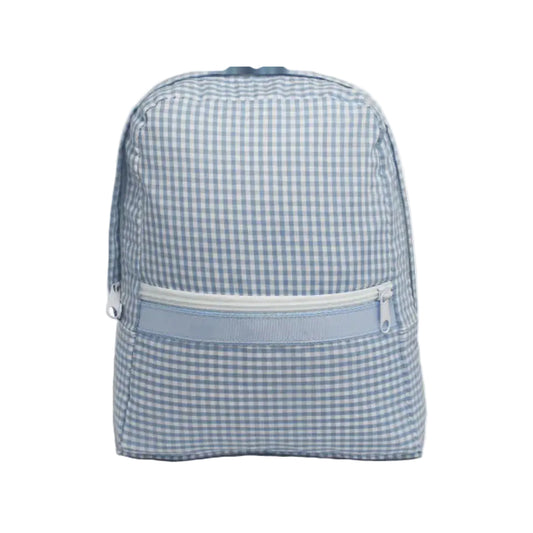 Baby Blue Gingham Backpack