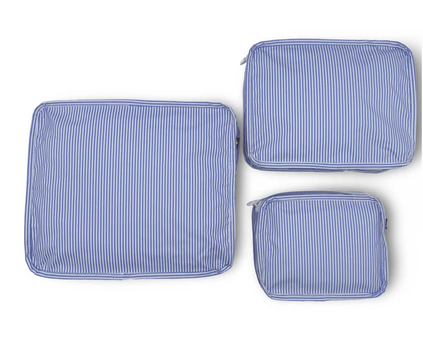 Navy Preppy Stripe Glossy Stacking Set