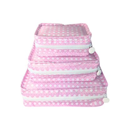 Pink Bungalow Glossy Stacking Set