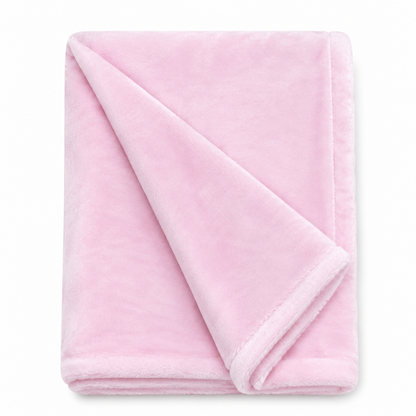 Plush Pink Baby Blanket