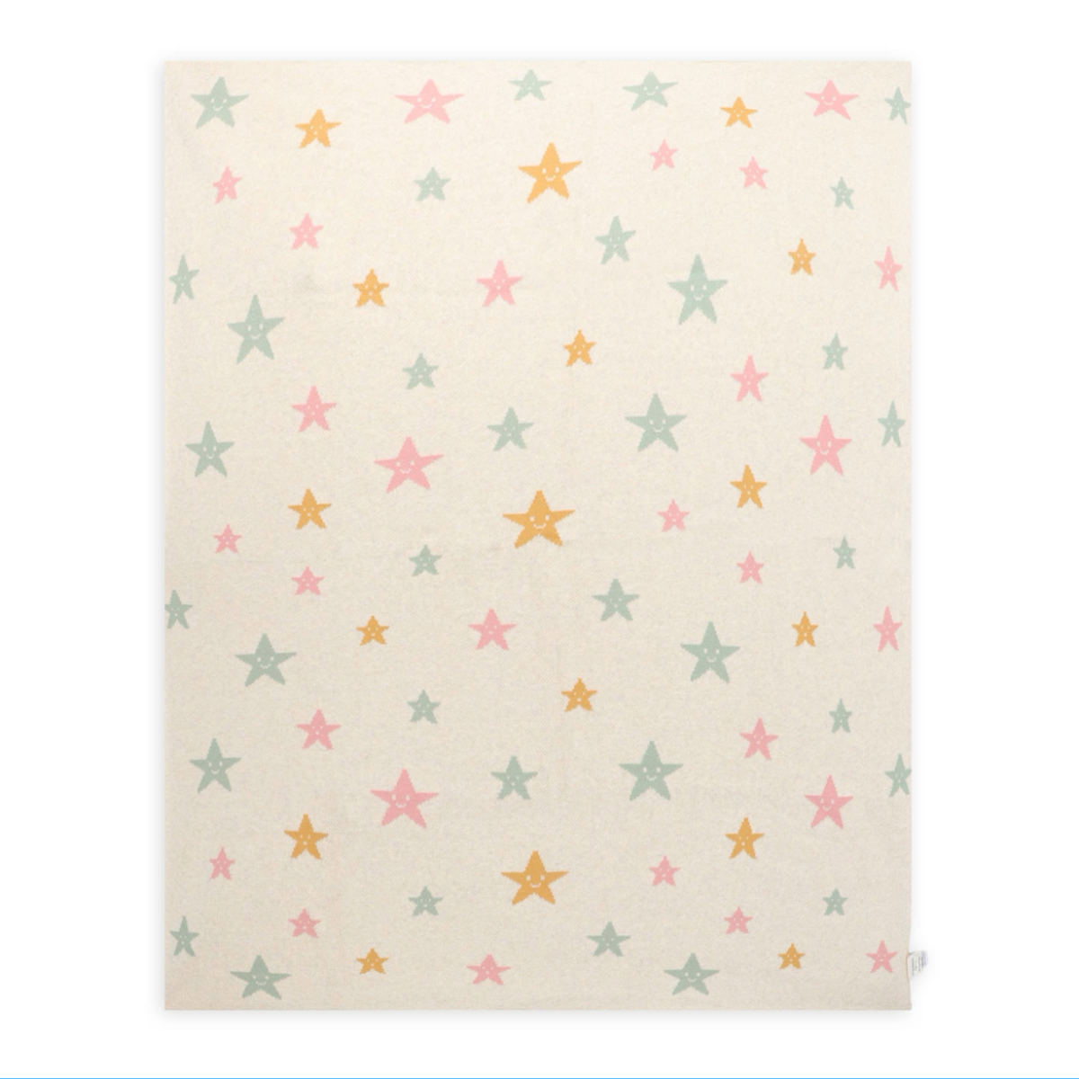 Stars Baby Knit Blanket & Lovey Gift Set