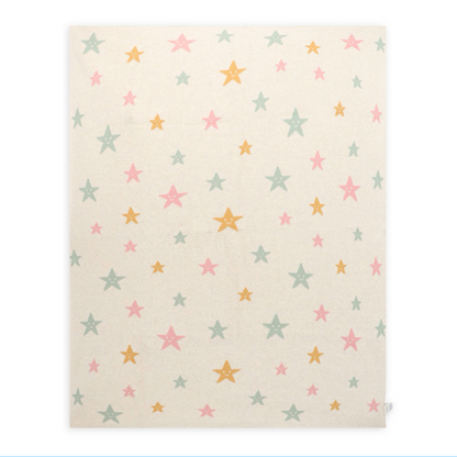 Stars Baby Knit Blanket & Lovey Gift Set