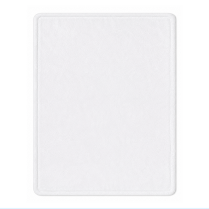 Plush White Baby Blanket