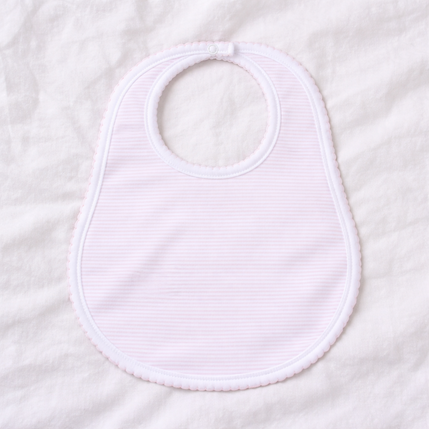 Pink Mini Stripes Bib
