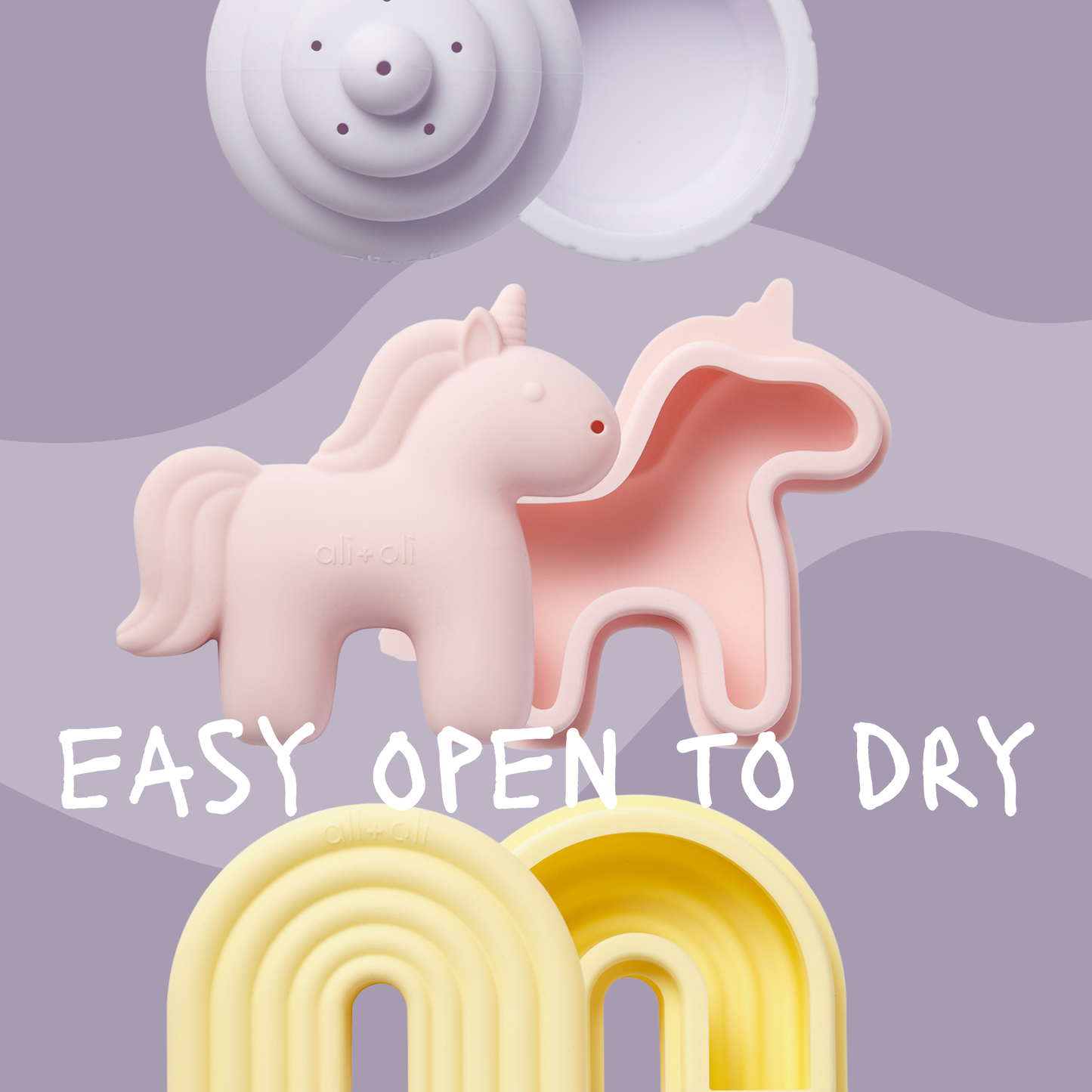 Ali+Oli Squirt Water Bath Toy Set - Easy Clean