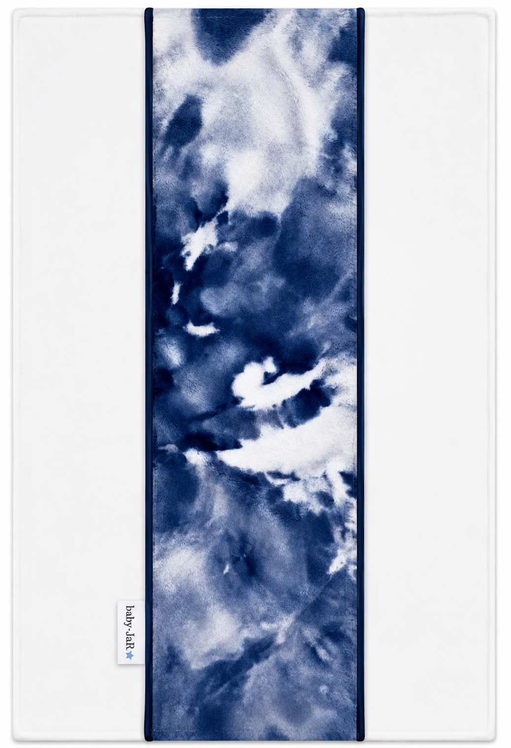Navy Tie Dye Burp Cloth