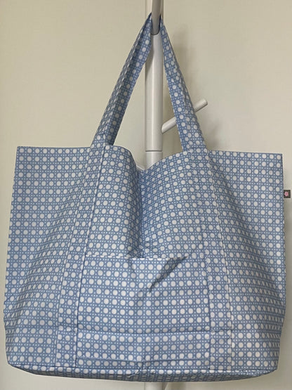 Blue Bungalow Glossy Jumbo Tote