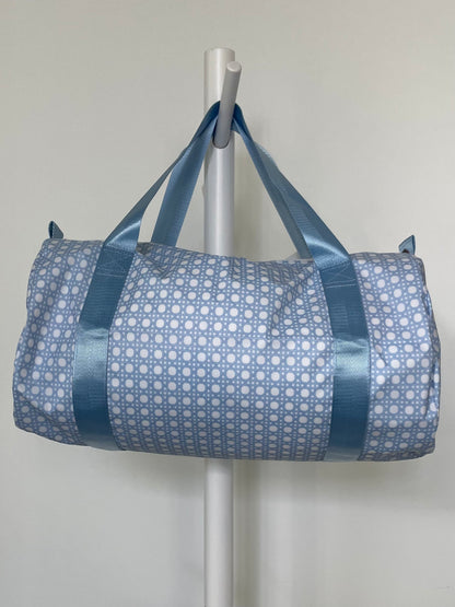 Blue Bungalow Glossy Large Duffel