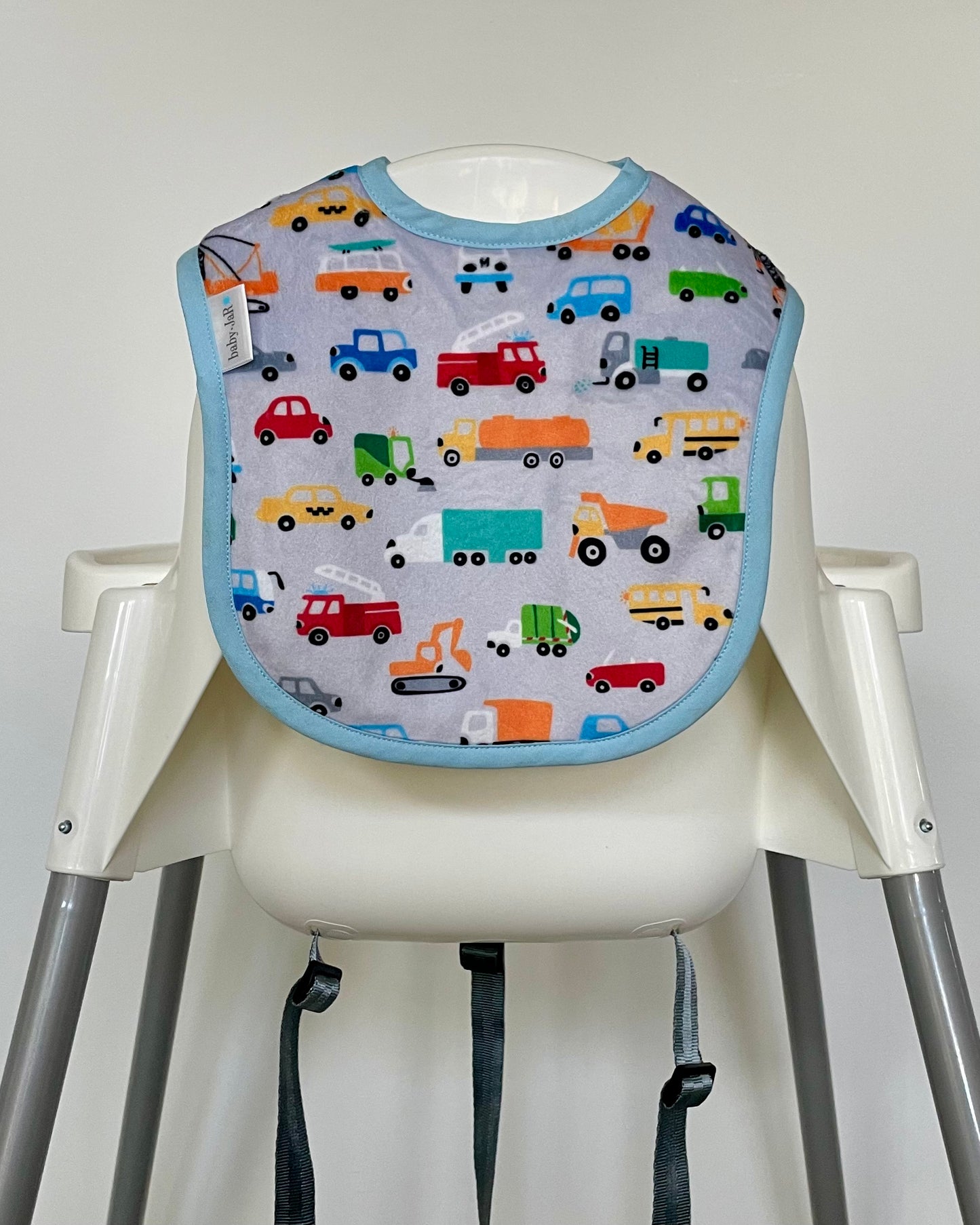 Cartoon Cars Bib