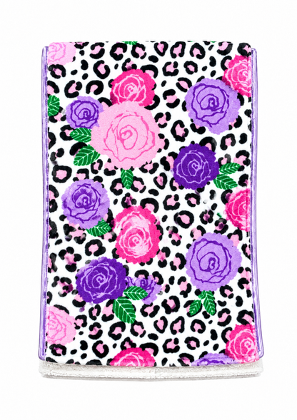 Leopard Roses Burp Cloth