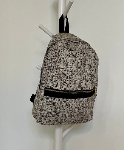 Cheetah Seersucker Backpack