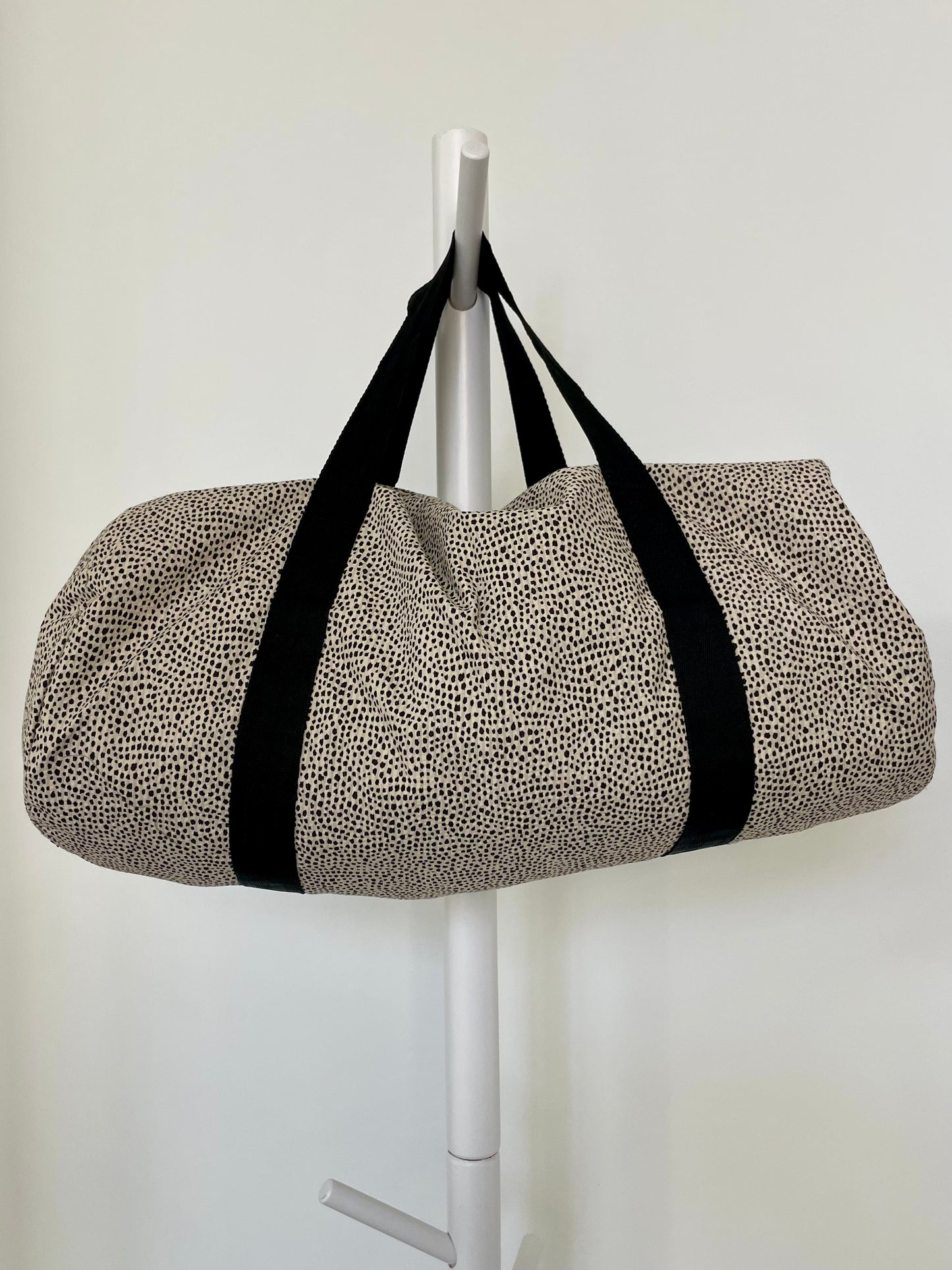 Cheetah Seersucker Weekend Duffel