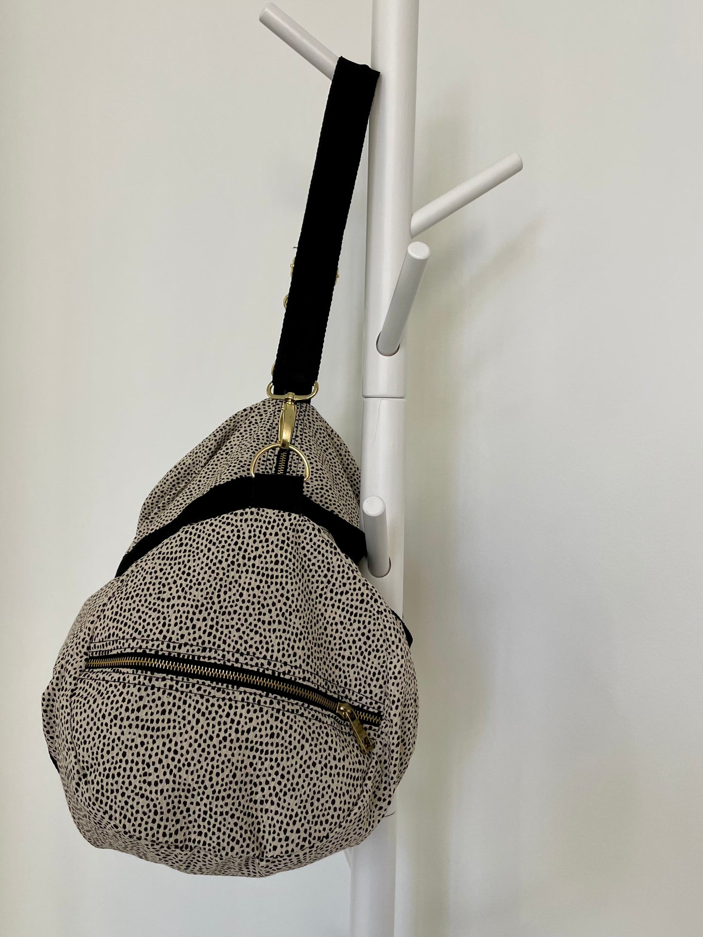 Cheetah Seersucker Weekend Duffel