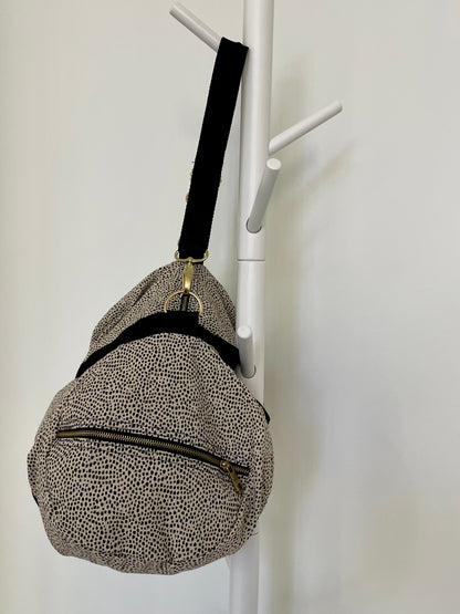 Cheetah Seersucker Weekend Duffel