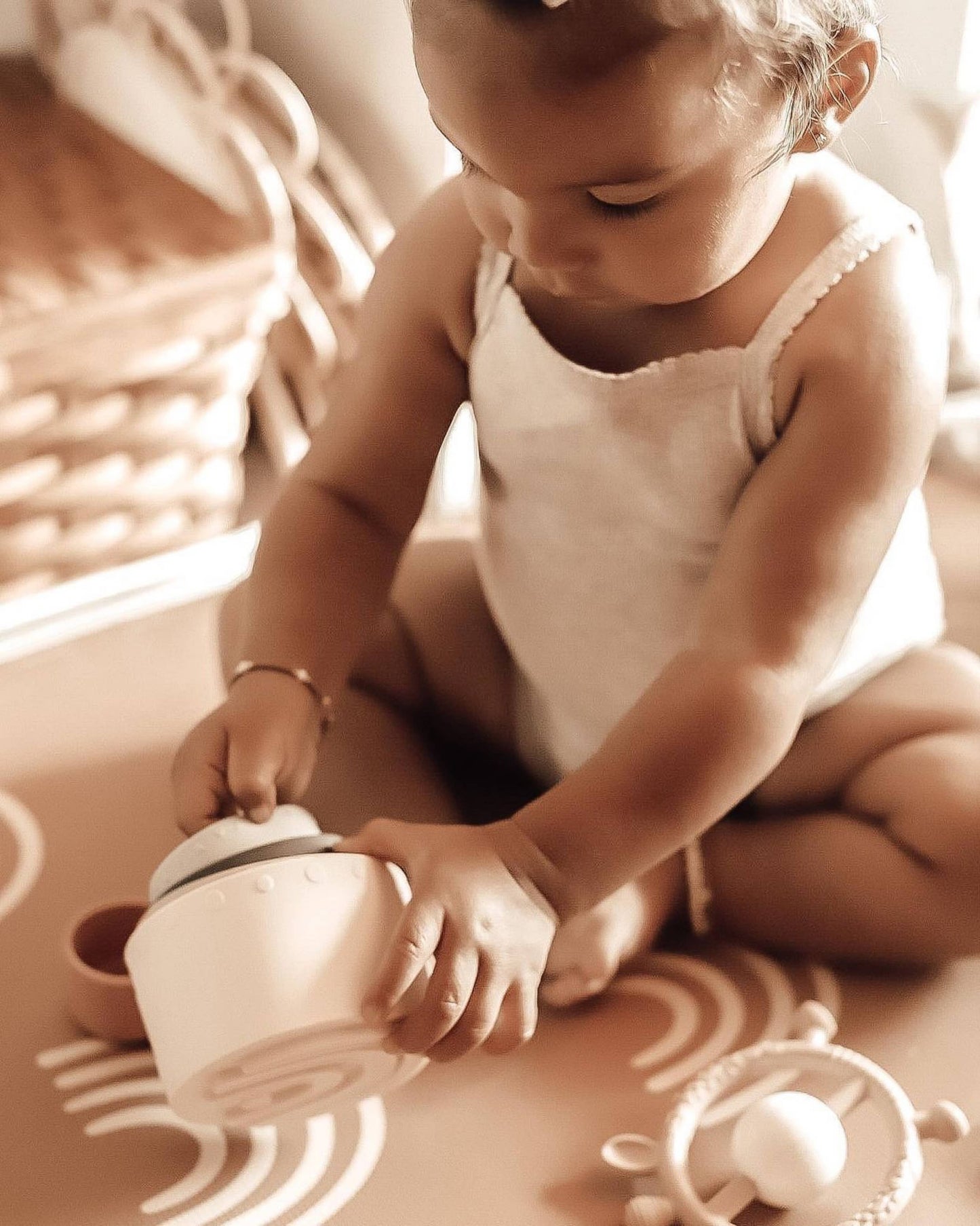 Soft Silicone Stacking Cups Toy