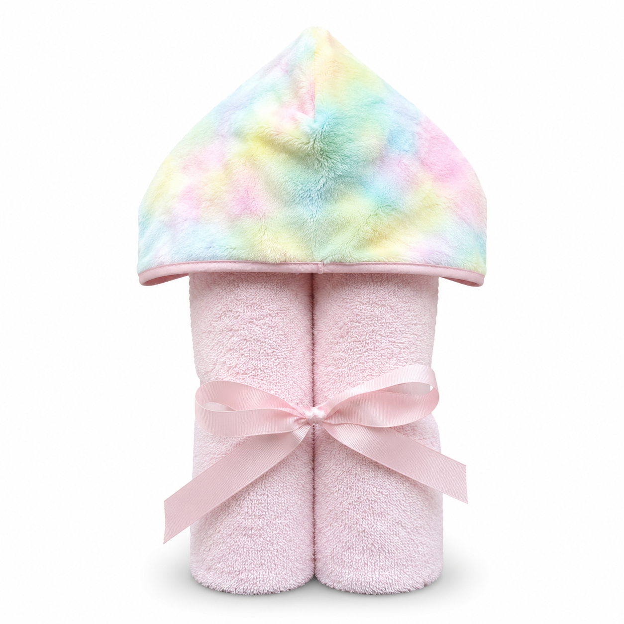 Rainbow Tie Dye Hooded Towel