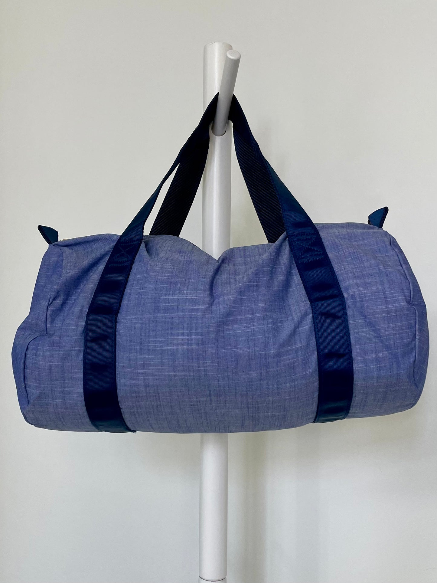 Navy Chambray Large Duffel