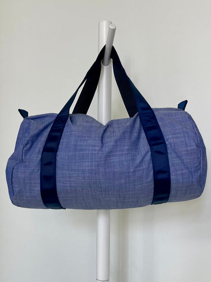 Navy Chambray Large Duffel